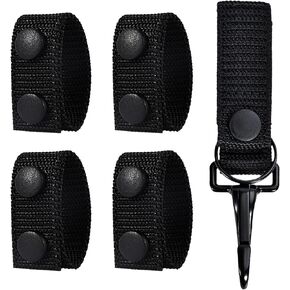 Duty Belt Keeper with Key Holder for 2" and 2¼" Wide Belt | 2 Pack,Keeper with Strong Metal Police Key Clip, Military Molle Hook,Police Military Equipment Accessories in Saudi Arabia