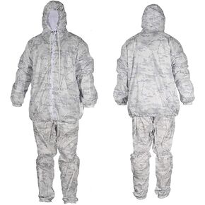 Free2Buy Winter Multicam Alpine Hunting Tactical Suit Camouflage Clothing Army Sniper Military Including Jacket, Pants, Carry Bag Suitable for Unisex (M/L/XL/XXL/XXXL) in Saudi Arabia