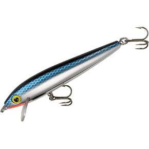 طُعم صيد السمك من Rebel Lures Tracdown Minnow ذو الغرق البطيء - رائع للباس والسلمون المرقط والعين رمادية فاتحة اللون