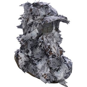 North Mountain Gear Ghille Camouflage Leafy Hat with Mesh Face Mask