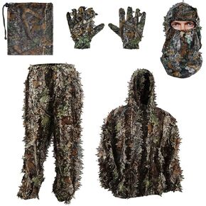 Zicac Outdoor Camo Ghillie Suit 3D Leafy Camouflage Clothing Jungle Woodland Hunting in Saudi Arabia