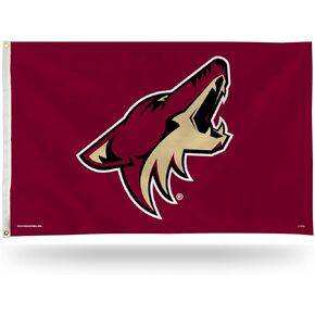 NHL 3-Foot by 5-Foot Single Sided Banner Flag with Grommets