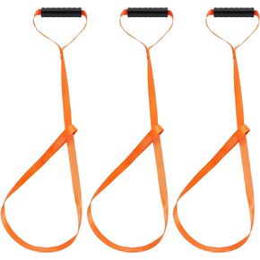 Oudain 3 Pcs Deer Drag Rope with Grip Handle, Harness Deer Tow Strap Orange Durable Safety Deer Puller Deer Hunting Accessories for Men in Saudi Arabia