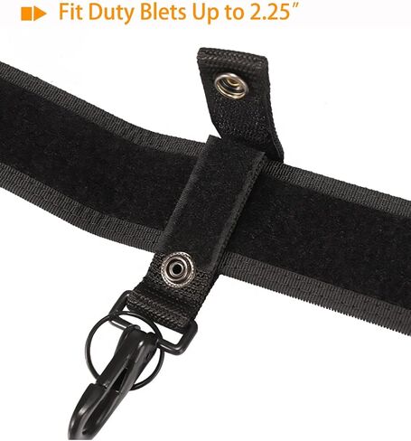 Duty Belt Keeper with Key Holder for 2" and 2¼" Wide Belt | 2 Pack,Keeper with Strong Metal Police Key Clip, Military Molle Hook,Police Military Equipment Accessories in Kuwait