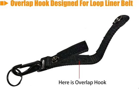 Duty Belt Keeper with Key Holder for 2" and 2¼" Wide Belt in Kuwait