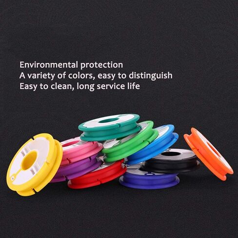 Ueenok Fishing Line Storage Holders Fishing and Rigging Spools Line Leader Organizer Fishing Snell Rigs Gear Spool Line Keeper Circular Winding Plates in Saudi Arabia