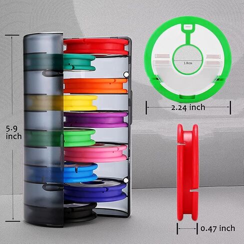 Ueenok Fishing Line Storage Holders Fishing and Rigging Spools Line Leader Organizer Fishing Snell Rigs Gear Spool Line Keeper Circular Winding Plates in Saudi Arabia