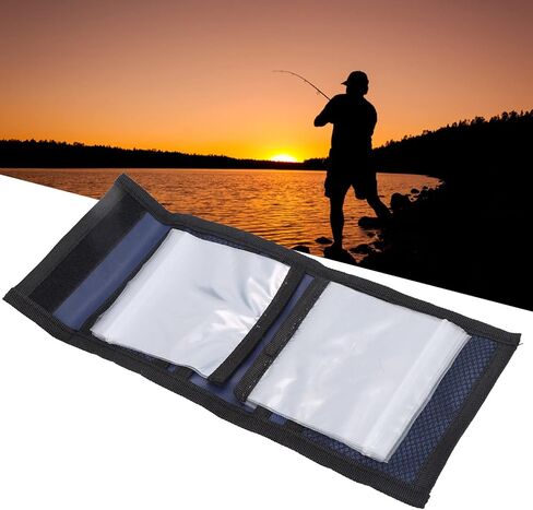 محفظة Fly Fishing Leader، حزمة خط صيد محمولة مقاومة للسقوط و10 جيوب عالمية للتيبت in Kuwait