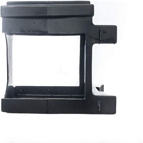 Brick Holder for up to Four, 4 lb Salt, Mineral, and Attractant Bricks with Mounting Straps, Black in Saudi Arabia