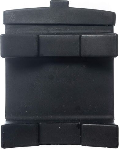 Brick Holder for up to Four, 4 lb Salt, Mineral, and Attractant Bricks with Mounting Straps, Black in Saudi Arabia