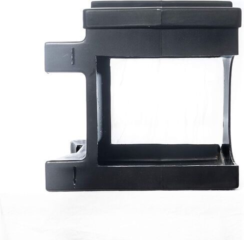 Brick Holder for up to Four, 4 lb Salt, Mineral, and Attractant Bricks with Mounting Straps, Black in Saudi Arabia