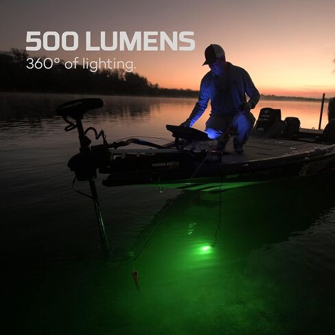 NEBO Submerser LED Underwater Fishing Light & Dock Light; IPX8 Waterproof; Night Fishing Light for Crappie in Kuwait