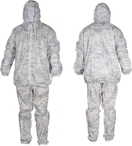 Free2Buy Winter Multicam Alpine Hunting Tactical Suit Camouflage Clothing Army Sniper Military Including Jacket, Pants, Carry Bag Suitable for Unisex (M/L/XL/XXL/XXXL) in Saudi Arabia