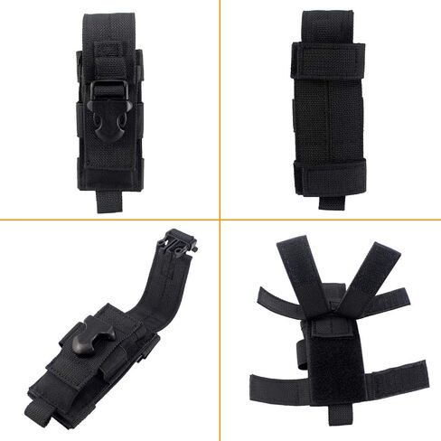 Tactical Single Sheath Holster Utility Tool Holder Case Horizontal Vertical Pistol Mag Pouch in Kuwait