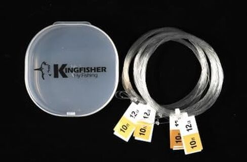Kingfisher Fly Fishing EcoPuck 5 Pack Rio Saltwater Flats Fly Fishing Leader - 10 Foot in Saudi Arabia
