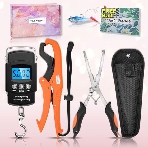 Fishing Gear for Men Gifts - Fishing Gifts for Men - Fishing Gifts - Fishing Gifts for Men Unique - Fishing Gift Basket - Gifts for Fisherman - Unique Fisherman Gifts - Free Fish Lure in Kuwait