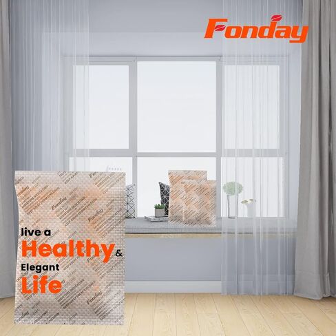 20 جرام [15 عبوة] عبوات مجففة من جل السيليكا القابلة لإعادة الشحن من فونداي، أكياس مجففة سريعة إعادة التنشيط من الدرجة الغذائية، رطوبة تشير إلى اللون البرتقالي إلى الأخضر in Kuwait