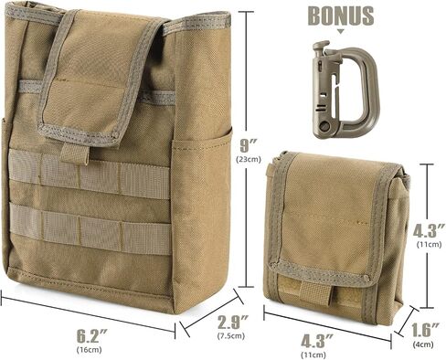 WYNEX Molle Dump Pouch, Tactical Foldable Mag Dump Pouch in Kuwait