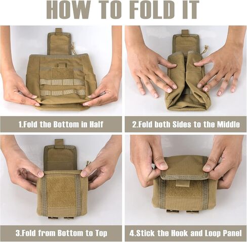 WYNEX Molle Dump Pouch, Tactical Foldable Mag Dump Pouch in Kuwait