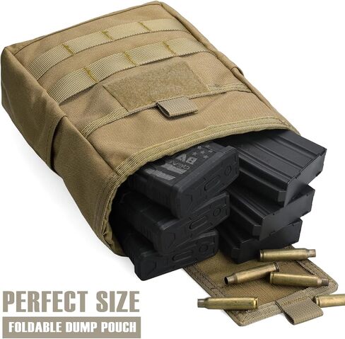 WYNEX Molle Dump Pouch, Tactical Foldable Mag Dump Pouch in Kuwait