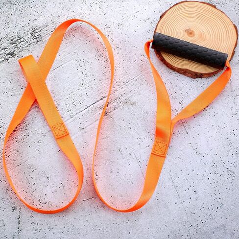 Oudain 3 Pcs Deer Drag Rope with Grip Handle, Harness Deer Tow Strap Orange Durable Safety Deer Puller Deer Hunting Accessories for Men in Saudi Arabia