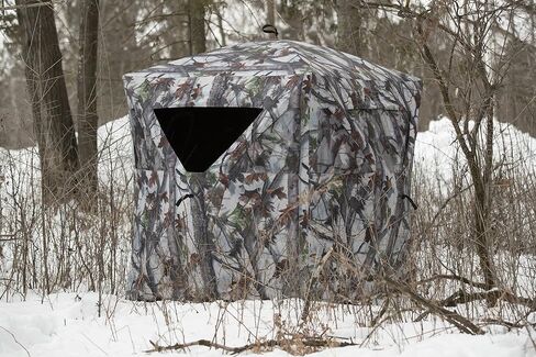 Barronett Radar Ground Hunting Blind, 2 Person Pop Up Portable, Snow Camo in Saudi Arabia