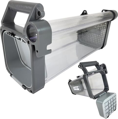 Aquatic Hunt The Lionfish Locker - التعامل بأمان مع أسماك الأسد وجراد البحر وسرطان البحر وتاج الشوك والمزيد (جلد القرش (رمادي)، خزانة سمكة الأسد مقاس 15 بوصة) in Kuwait