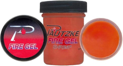 Pautzke Fire Gel Bait Scent Fishing Attractant, Long-Lasting Fish Scent Gel, Freshwater Saltwater Compatible, Strong Scent Trail, Easy Apply Lure Enhancer in Saudi Arabia