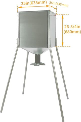 وحدة تغذية غزال الجاذبية مع مجموعة قدم للصيد لعبة كبيرة بسعة 450 رطل من الفولاذ المجلفن in Kuwait