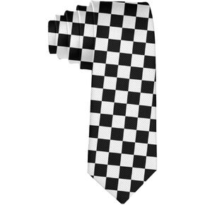 ربطة عنق منقطة باللونين الأسود والأبيض (10) in Kuwait