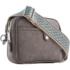 حقائب كروس فاني باك من بلوسوم للنساء، محفظة كروس مع حزام جيتار، حقائب كروس فاني للنساء، محفظة حزام جيتار كروس، حقيبة فاني جلدية للنساء، (رمادي)... in Kuwait