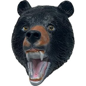 قناع للرأس على شكل دب بري مناسب لحفلات الهالوين التنكرية والحفلات التنكرية (دب أسود) in Kuwait