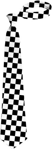 ربطة عنق منقطة باللونين الأسود والأبيض (10) in Kuwait