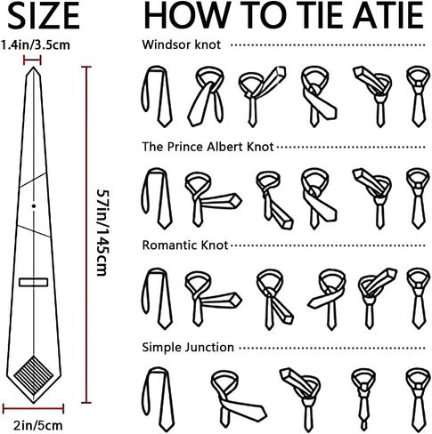 ربطة عنق منقطة باللونين الأسود والأبيض (10) in Kuwait