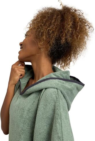 Arena Unisex Adult Hooded Poncho Cotton Swim Towel Changing Bathrobe for Pool Beach Vacation, Kangaroo Pocket in Saudi Arabia