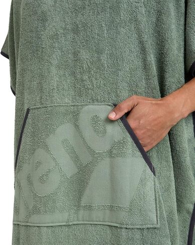 Arena Unisex Adult Hooded Poncho Cotton Swim Towel Changing Bathrobe for Pool Beach Vacation, Kangaroo Pocket in Saudi Arabia