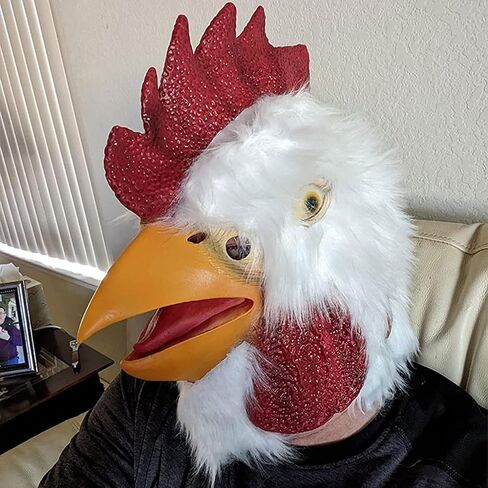 قناع رأس دجاجة جديد للهالوين من Demi Sharky زي الحفلات التنكرية in Kuwait