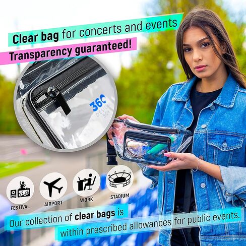 تمت الموافقة على ملعب Clear Fanny Pack للسيدات in Kuwait