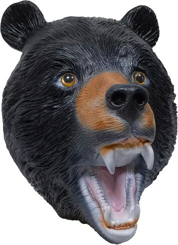 قناع للرأس على شكل دب بري مناسب لحفلات الهالوين التنكرية والحفلات التنكرية (دب أسود) in Kuwait