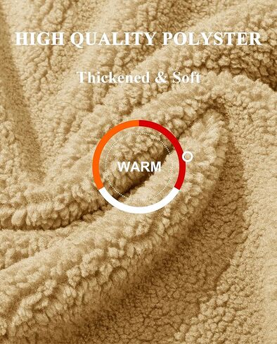 جاكيت شيربا للسيدات من MAGCOMSEN معطف تيدي غامض بسحاب كامل مع جيوب مبطن بالصوف ملابس غير رسمية للشتاء الدافئ in Kuwait