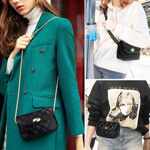 UTO Fanny Pack for Women Convertible Waist Belt Bag Fashion Travel Crossbody Shoulder Purse in Saudi Arabia
