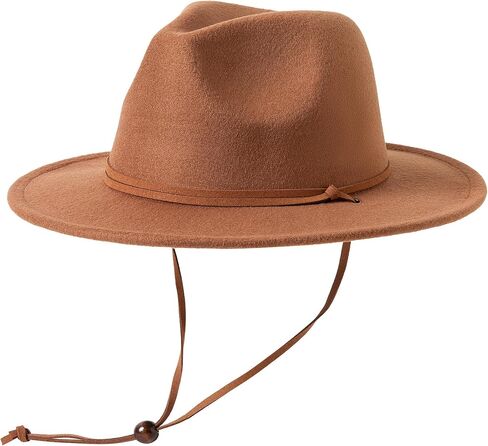Lanzom Women Lady Elegant Wide Brim Hat Warm Wool Fedora Hat in Kuwait