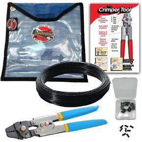 مجموعة معدات تزوير خيط الرمح الأحادية تتضمن اداة تجعيد وخط أحادي الشعيرات واكمام نحاسية مزدوجة لصيد الاسماك بالرمح والغوص الحر والغوص in Kuwait