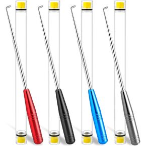 Fish Hook Remover Tool Quick Fishing Hook Remover Descending Device Detacher Tool Fish Hook Disconnect Device for Fishing, Hook Extractor Accessories Tools with Storage Tube, 4PCS in Kuwait