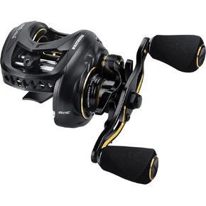 KastKing MegaJaws Elite Baitcasting Reels, Patented AMB System Eliminating Backlashes, Flipping Switch Function, 6.4oz Aluminum Frame Fishing Reel with Carbon Fiber Side Covers