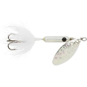 Yakima Bait Wordens Original Rooster Tail Spinner Lure, Flash White, 1/8-Ounce