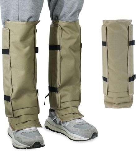 باتيور واقيات ثعبان مقاومة للماء للحماية من لدغات الثعابين للساقين السفلية، مناسبة للرجال والنساء، مقاس قابل للتعديل للصيد والمشي لمسافات طويلة والعمل في المزرعة in Kuwait