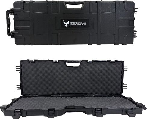 My Holster 38.5" Hard Rifle Gun Case, Long Lockable Storage Box, Plastic Travel Case, Protective Luggage with Foam Insert in Saudi Arabia
