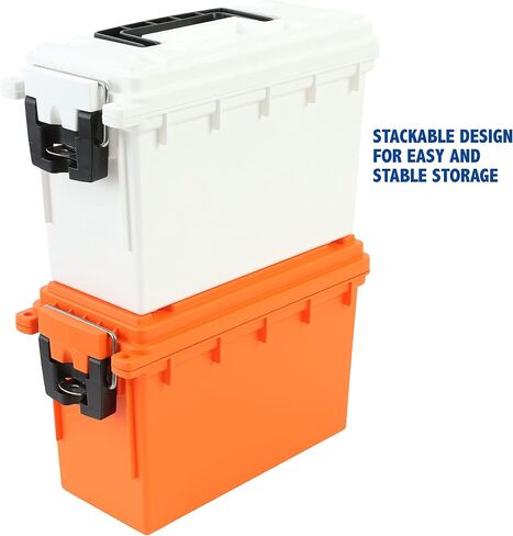 Sheffield 12680 Marine Storage Box, Dry Box Made in USA, Water Resistant Container for Boat and Dock Gear, Small Parts Organizer with Latch, Stackable in Saudi Arabia