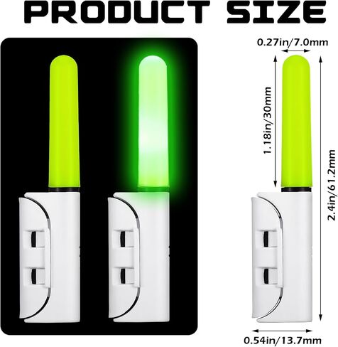 Retisee 9 Pcs 2.5 Inch Fishing Glow Sticks in Kuwait